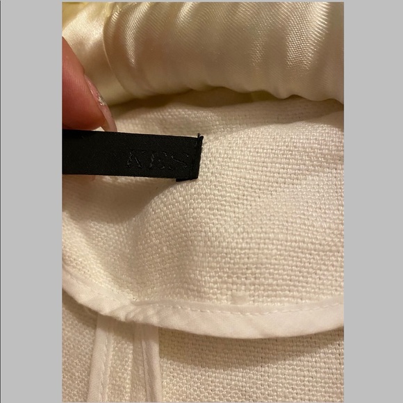 KES NYC Trench Linen Coat - Picture 5 of 8